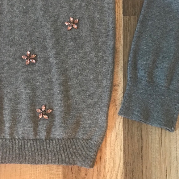 Elle grey sparkle sweater, medium - Picture 4 of 7